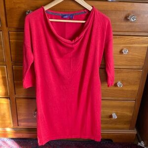 Mexx Red Tunic Sweater Dress